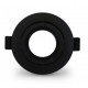 Foco Bascualte empotrar PC Negro 90mm, para Lámpara GU10/MR16